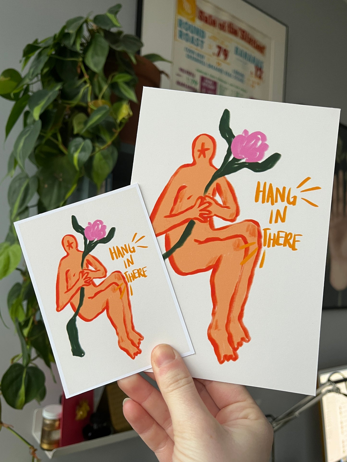 Hang In There Print