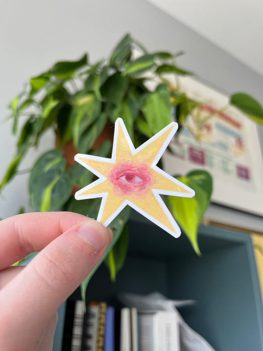 Whimsical Star Sticker