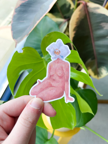 Sedentary Orchid Sticker