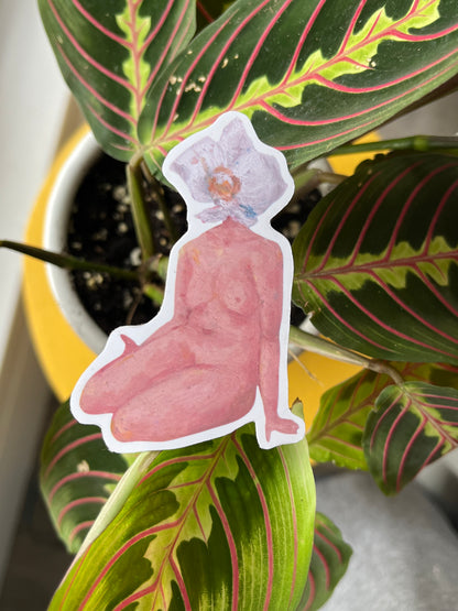 Sedentary Orchid Sticker